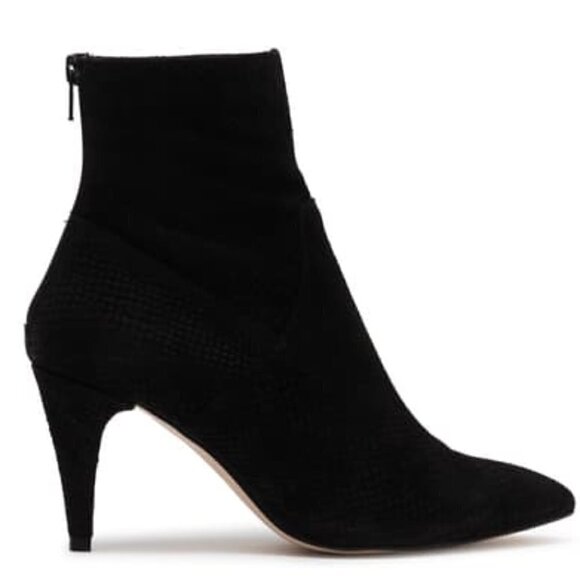 Free People Willa Leather Ankle Black Witchcore Booties New Size 11 - Picture 3 of 16